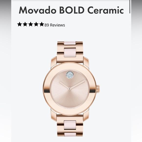 Movado Accessories - Movado Bold Rose Gold Watch. NWT!!